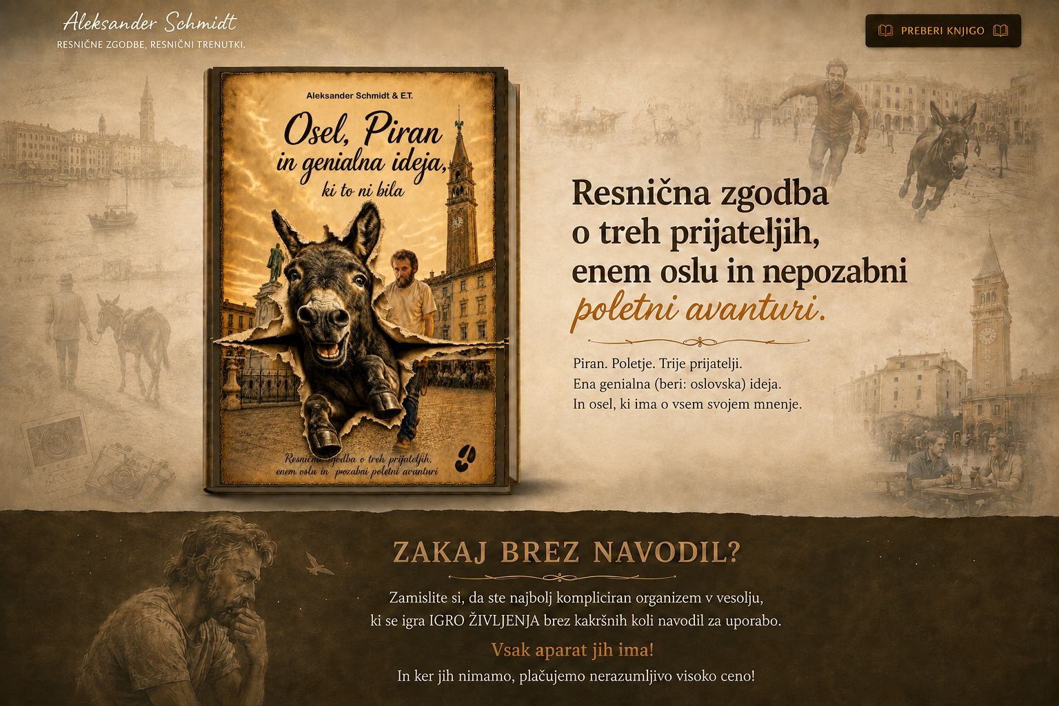 Naslovna stran Osel, Piran
